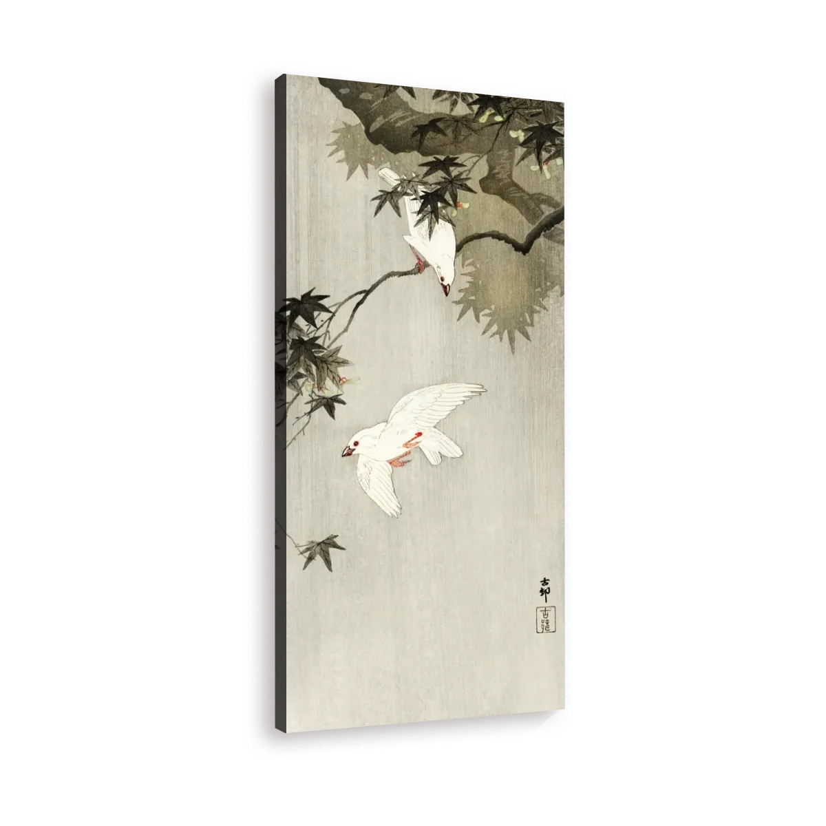 大幅帆布海报 (復古鳥類藝術) (1:2)