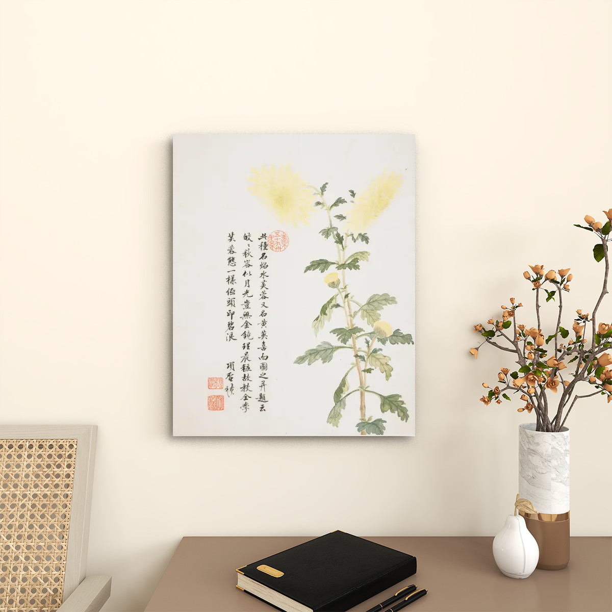 帆布海報 (復古畫 4:5)