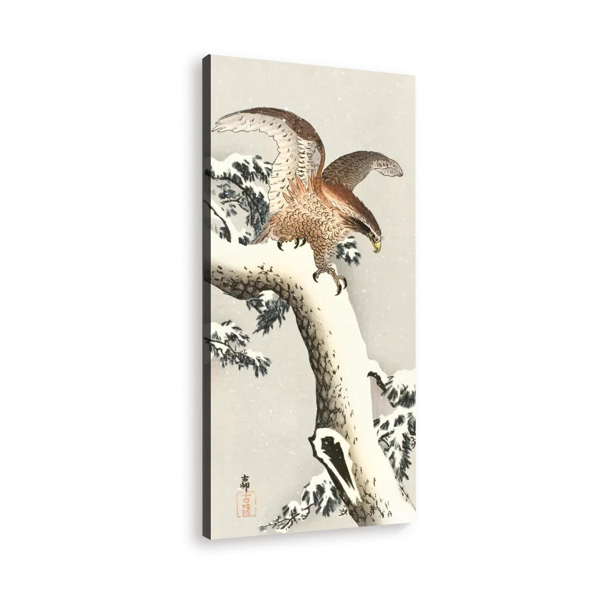大幅帆布海报 (復古鳥類藝術) (1:2)