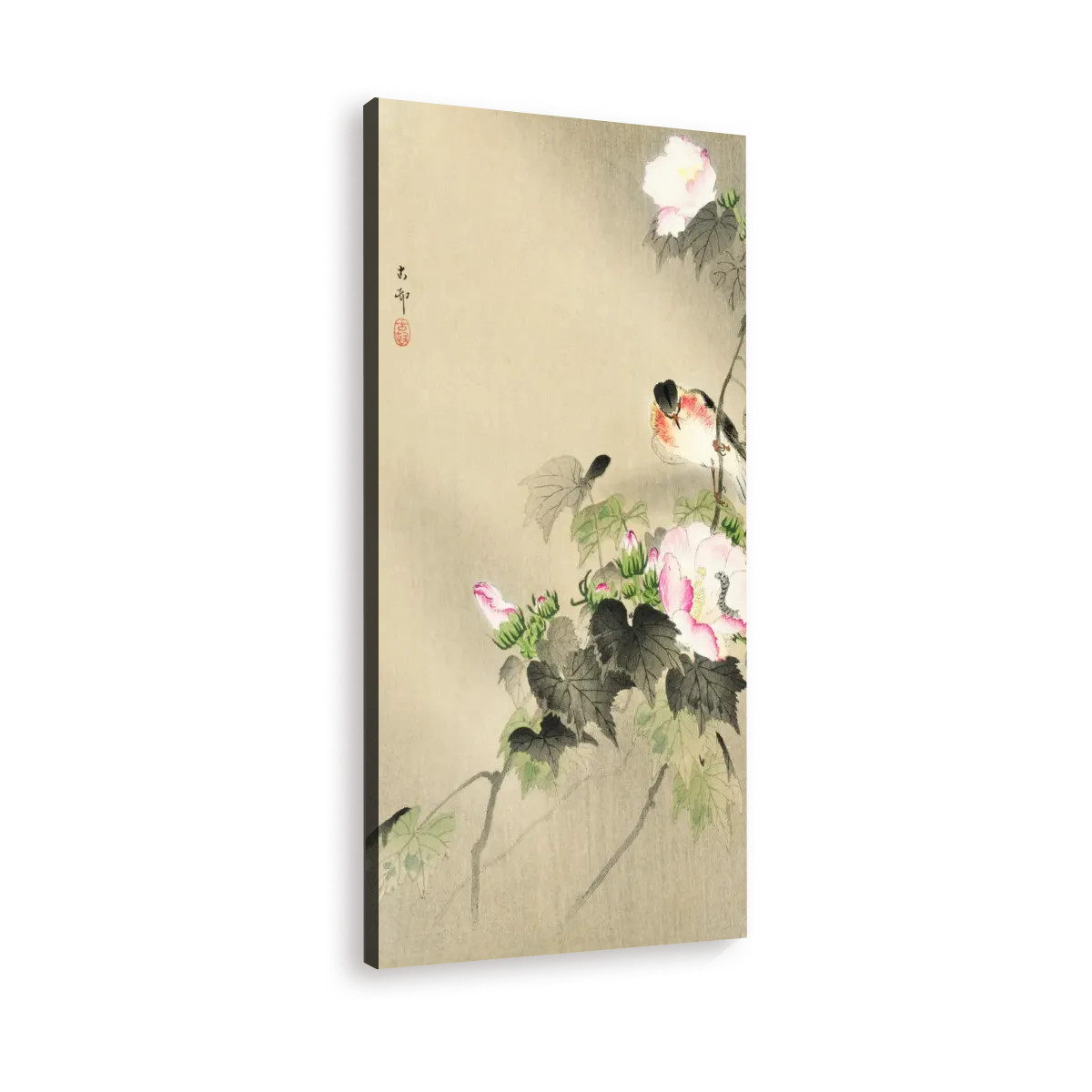 大幅帆布海报 (復古鳥類藝術) (1:2)