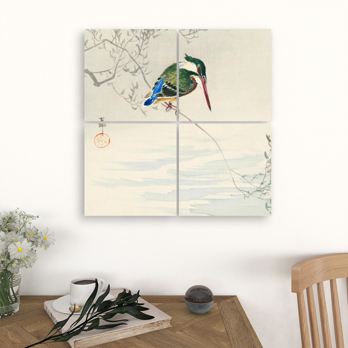 四聯帆布海報 (鳥類 Set A)