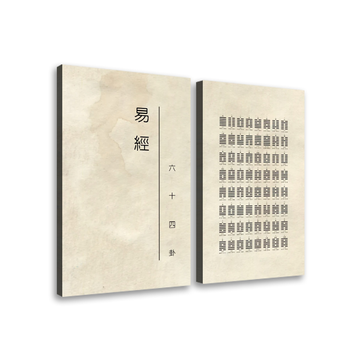 双联帆布海报 (復古風格 Set C)